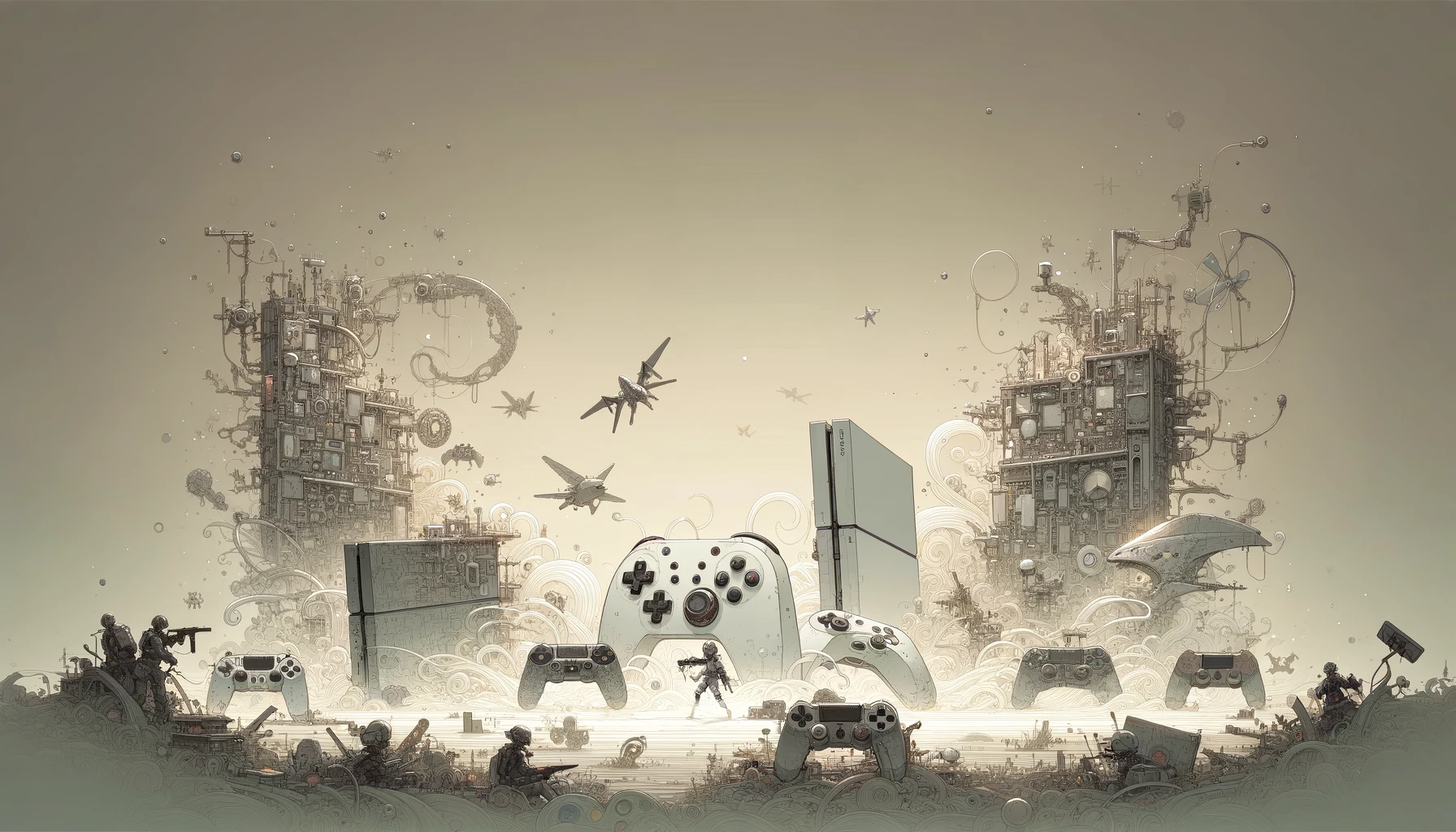 Gaming Console Background
